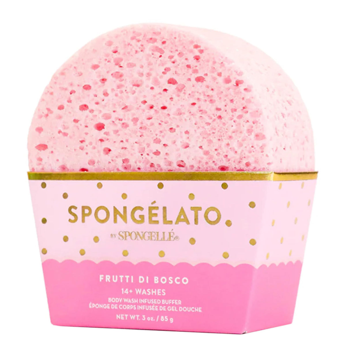 SPONGELLÉ Spongelato exfoliante corporal Frutos del Bosque, sensación frutal y suave exfoliación