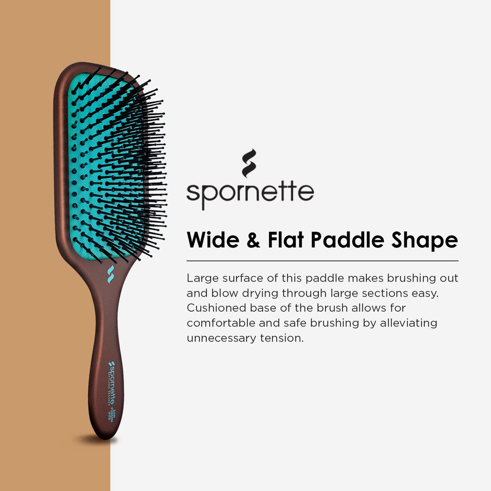 SPORNETTE Ion Fusion, cerdas de nylon iónico reducen el encrespamiento