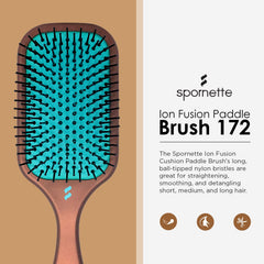 SPORNETTE Ion Fusion, pala amplia para alisar con control