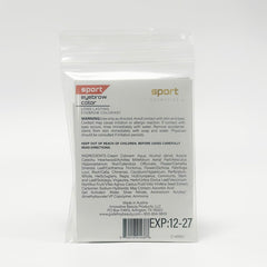 Sport Cosmetics Aplicación Cejas Kit Marrón Claro primer plano, uso sencillo.