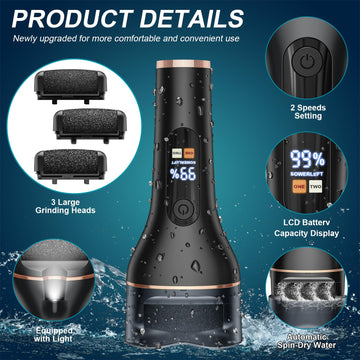 Spriaq resistente al agua IPX7, apto para uso con pies secos o húmedos.