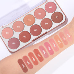 SPRINGSKY Paleta rubor: pigmentos para tonos vibrantes