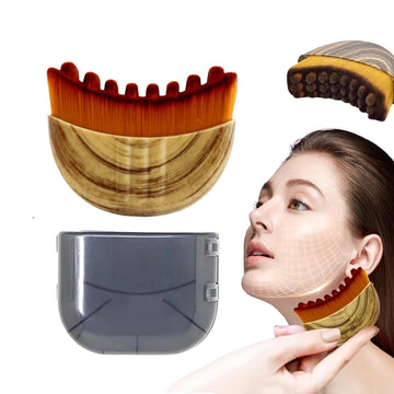 Sprsum cepillo contorno linfatico facial para definir suavemente el contorno.