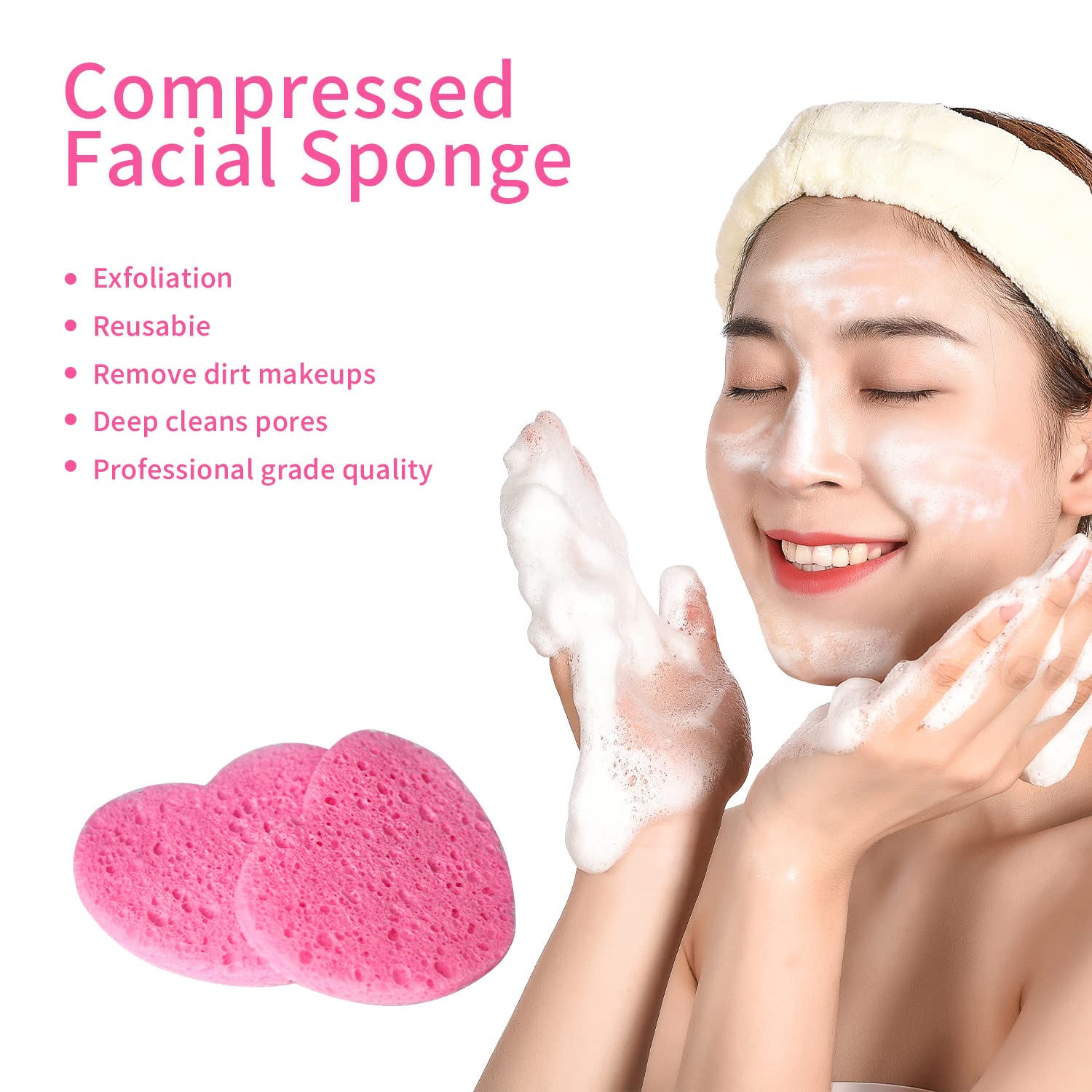 Exfoliación suave para piel sensible con esponjas Spunspon.