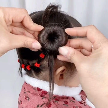 SQULIGT rosquilla para moño infantil: mantiene el cabello recogido durante el baile.
