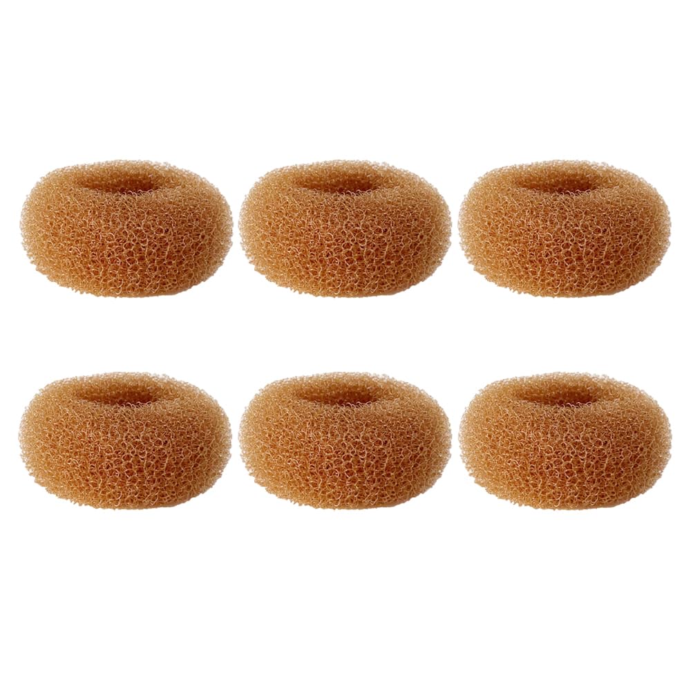 SQULIGT rosquilla-moño mini 2 pulgadas, castaño claro: fácil de colocar y mantiene el cabello ordenado.