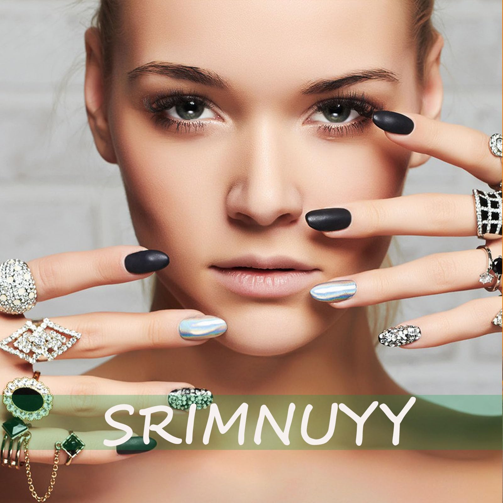 SRIMNUYY kit incluye lima, palito y toallas para preparación de uñas