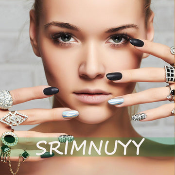 SRIMNUYY kit incluye lima, palito y toallas para preparación de uñas