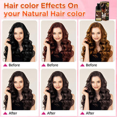 Aplicación sin desorden: tinte para cabello de SROLM, mezcla suave y rápida.
