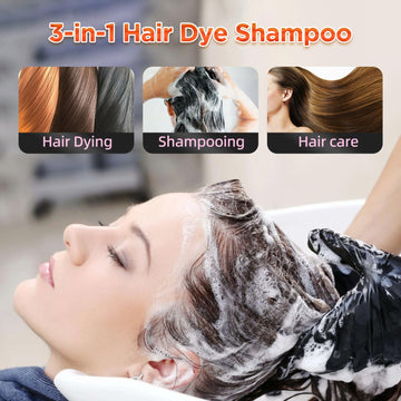 SROLM todo-en-1 tinte para cabello, cobertura de canas y uso cómodo.