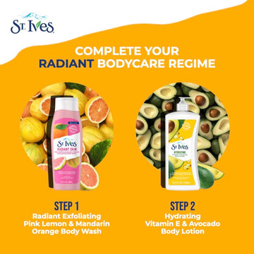St. Ives Envase reciclado, 25 por ciento para un cuidado más sostenible.