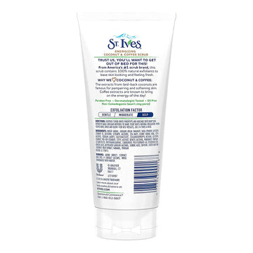 St. Ives Exfoliante Coco Café textura suave para despertar los sentidos.