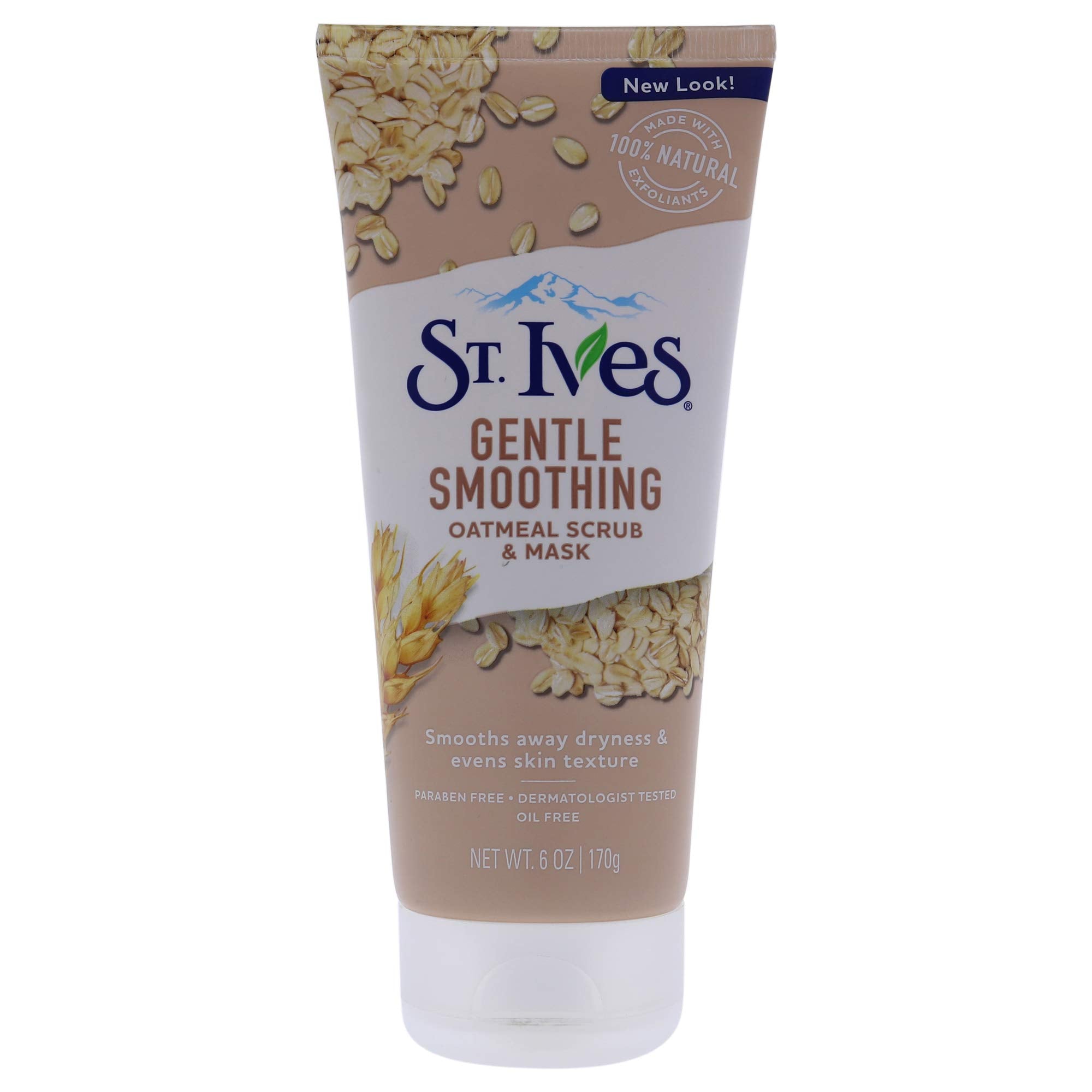 St. Ives exfoliante suave de avena para una piel más suave.