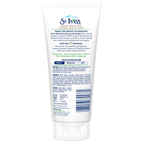 St. Ives extracto miel avena para calma suave.