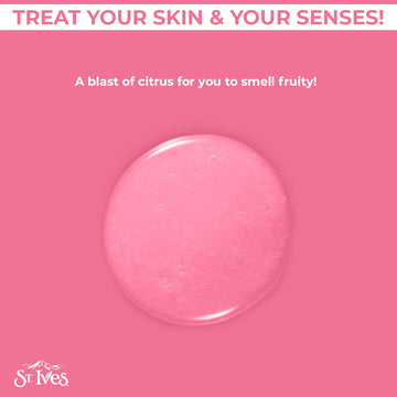 St. Ives gel de ducha Limón Rosado Mandarina, envase sostenible