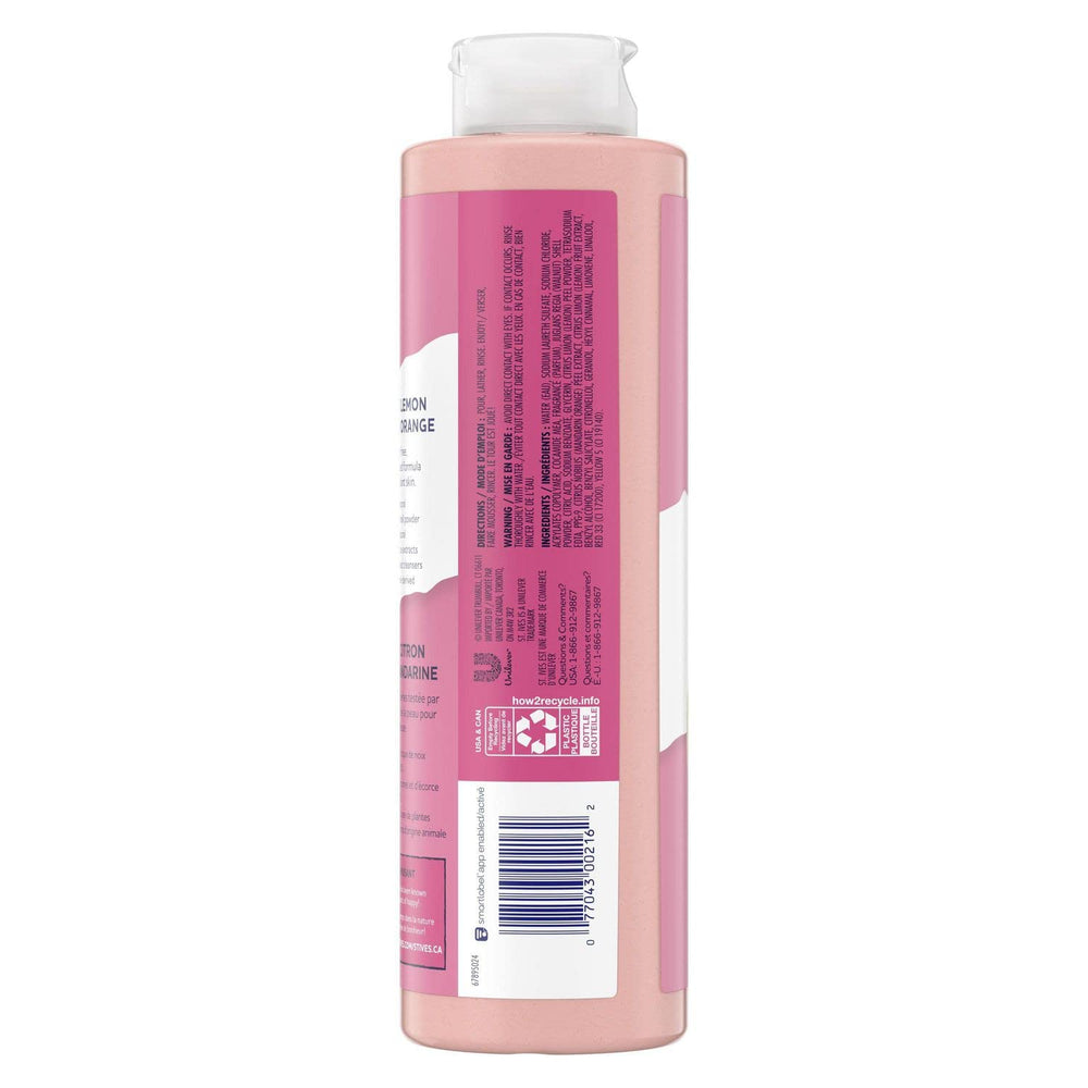 St. Ives gel de ducha Limón Rosado Mandarina, ingredientes naturales para la piel