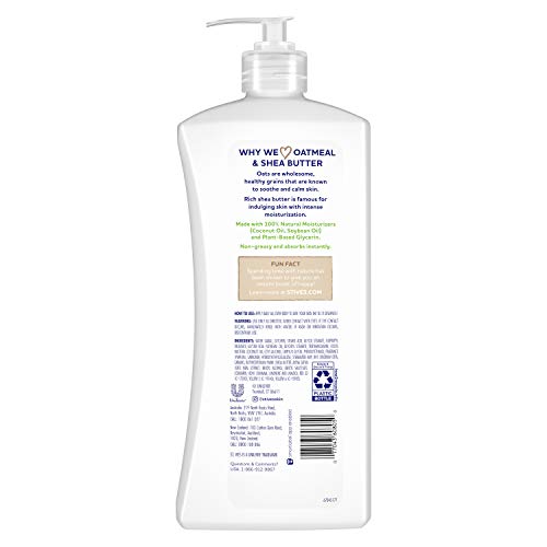 St. Ives texture crème absorbante rapidement pour peau sèche.