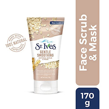 St. Ives mascarilla nutritiva de avena, hidratación rápida.