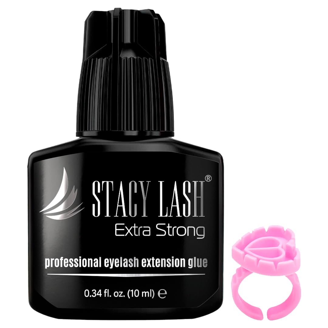 Bote de adhesivo STACY LASH extra fuerte para extensiones de pestañas duraderas
