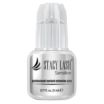 Adhesivo STACY LASH sensible para pestañas, negro, 5 ml, vapores bajos.