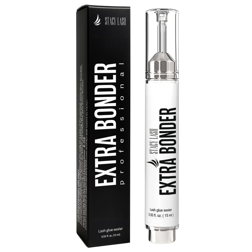 STACY LASH Bonder en botella de 15 ml para mayor retención.