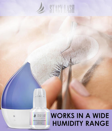 STACY LASH Crystal Clear glue low fumes for comfortable lash sessions