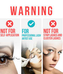 STACY LASH Crystal Clear glue sealed packaging preserving freshness and bond strength
