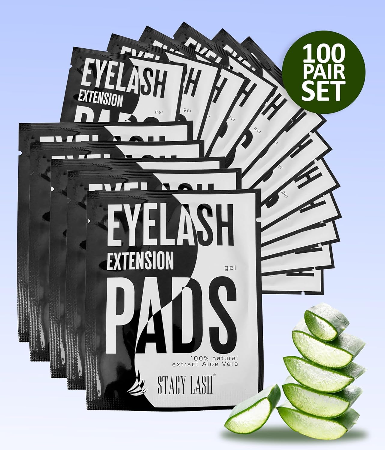 Patch sous‑œil STACY LASH avec dos adhésif pour une tenue fiable.