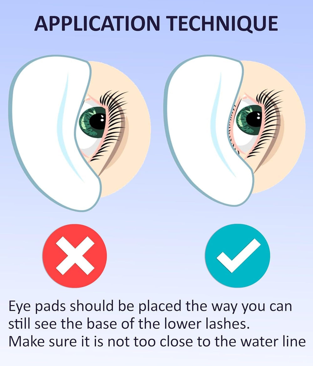 Conception adaptée aux peaux sensibles STACY LASH patchs sous‑œil.