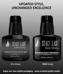 Paquete sellado STACY LASH que preserva la frescura del adhesivo