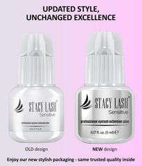 STACY LASH adhesivo para extensiones, retención de 4-5 semanas.