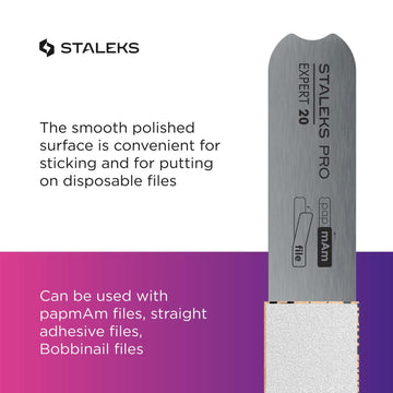 Resistente a la corrosión y apta para esterilización en horno seco o autoclave (Staleks Pro).