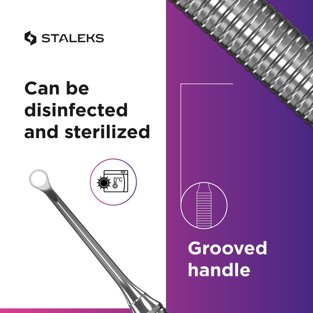 Staleks Pro Expert 51: limpieza de borde libre y residuos de gel