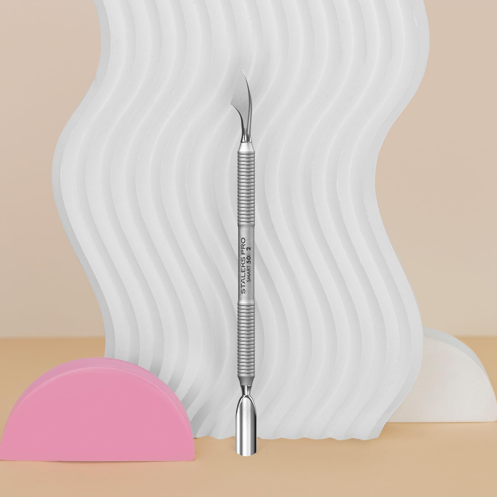 STALEKS PRO mango-ergonomico-antideslizante, agarre cómodo para manicuras largas