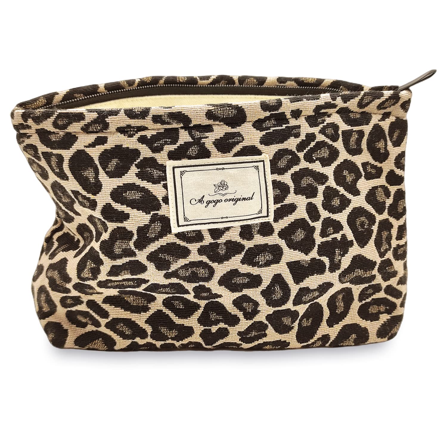 STARDW Leopard organizador de maquillaje frente para acceso rápido