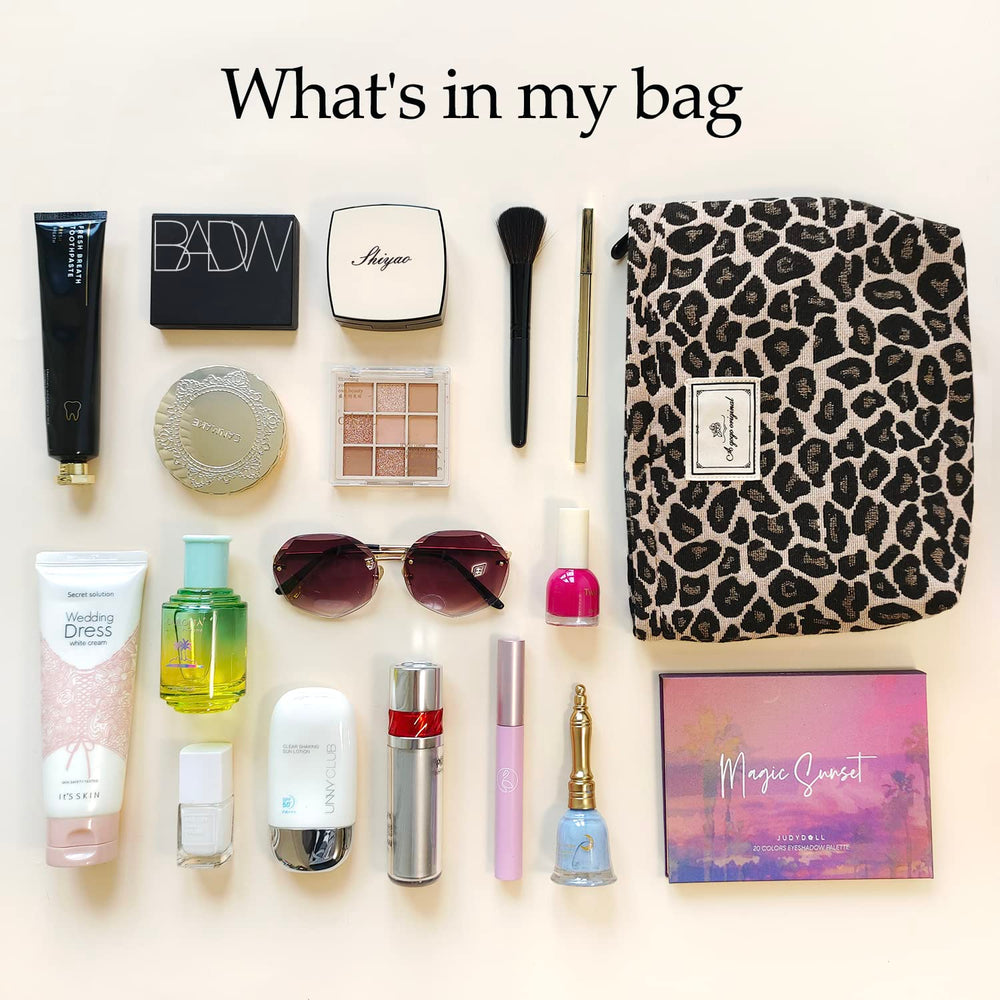 STARDW Leopard ideal para viaje y organización de cosméticos