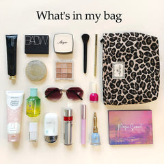 STARDW Leopard ideal para viaje y organización de cosméticos