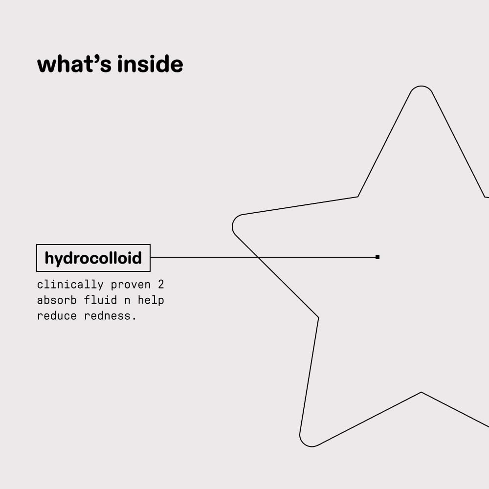 Starface Earth Star packaging showcases large star patches in a tidy bulk supply.