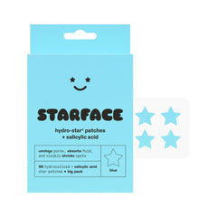 Emballage Starface Hydro-Star Patchs prêt à l'emploi pour soins ciblés des imperfections.