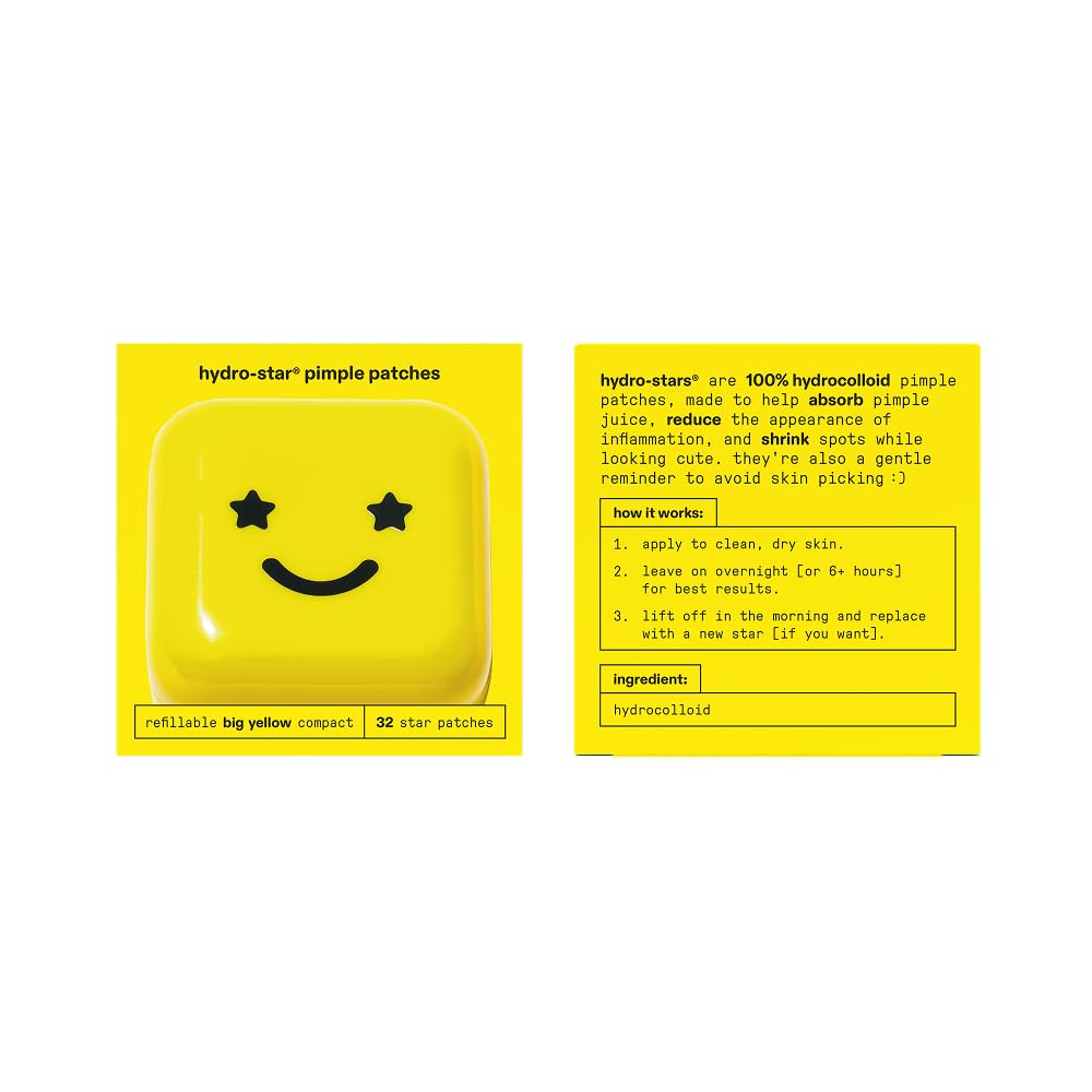 Starface Hydro-Stars parche hidrocoloide para uso nocturno facilita apariencia uniforme