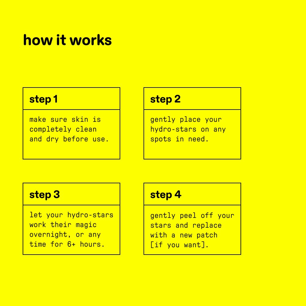 Starface Hydro-Stars caja de 32 parches facilita reposición