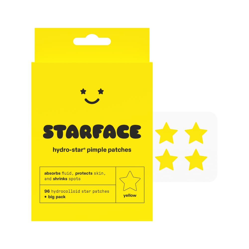 Patch hydrocolloïde Starface en forme d etoile absorbant le fluide