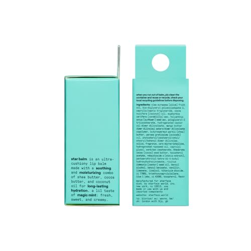 Star Balm Magic Mint muestra textura cremosa que hidrata labios al instante.