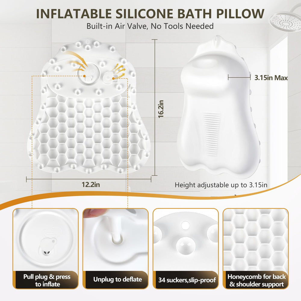 Starotatess almohada de silicona suave, fácil de limpiar para piel sensible.