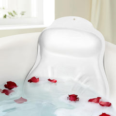 Starotatess almohada de baño de silicona con ajuste de altura para mayor comodidad.