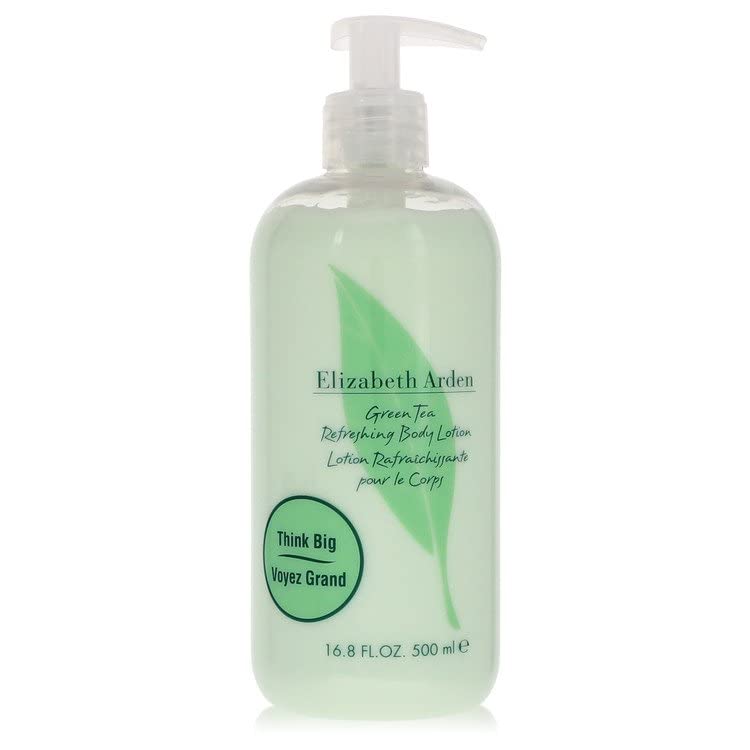 Loción corporal Elizabeth Té Verde de StarSun Depot, hidratación suave y aroma vigorizante.
