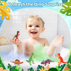 Huevo Dino dentro de la bomba STARYAR, juego sorpresa para el baño.