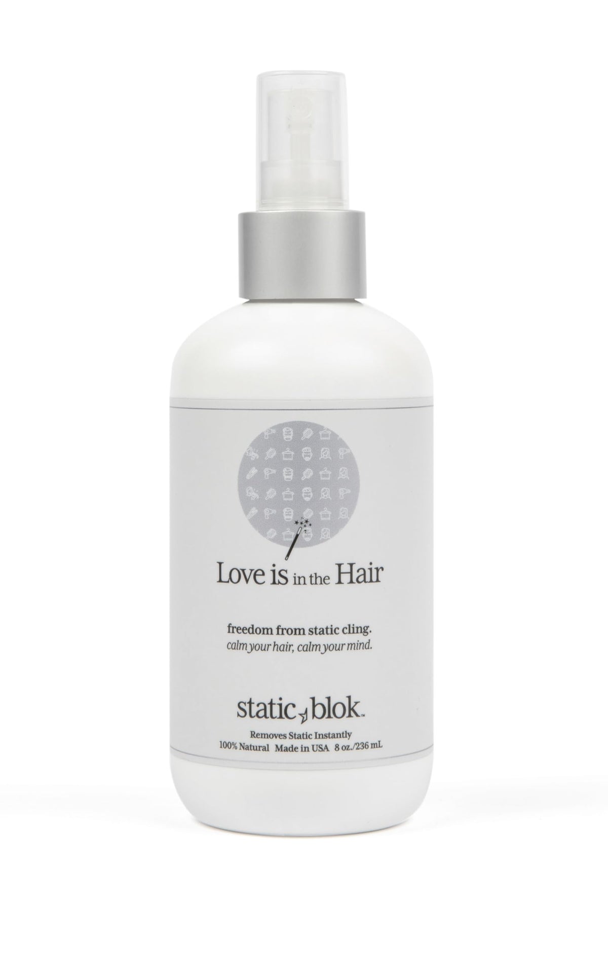 Static Blok: cabello sin estática para un día cómodo y suave.