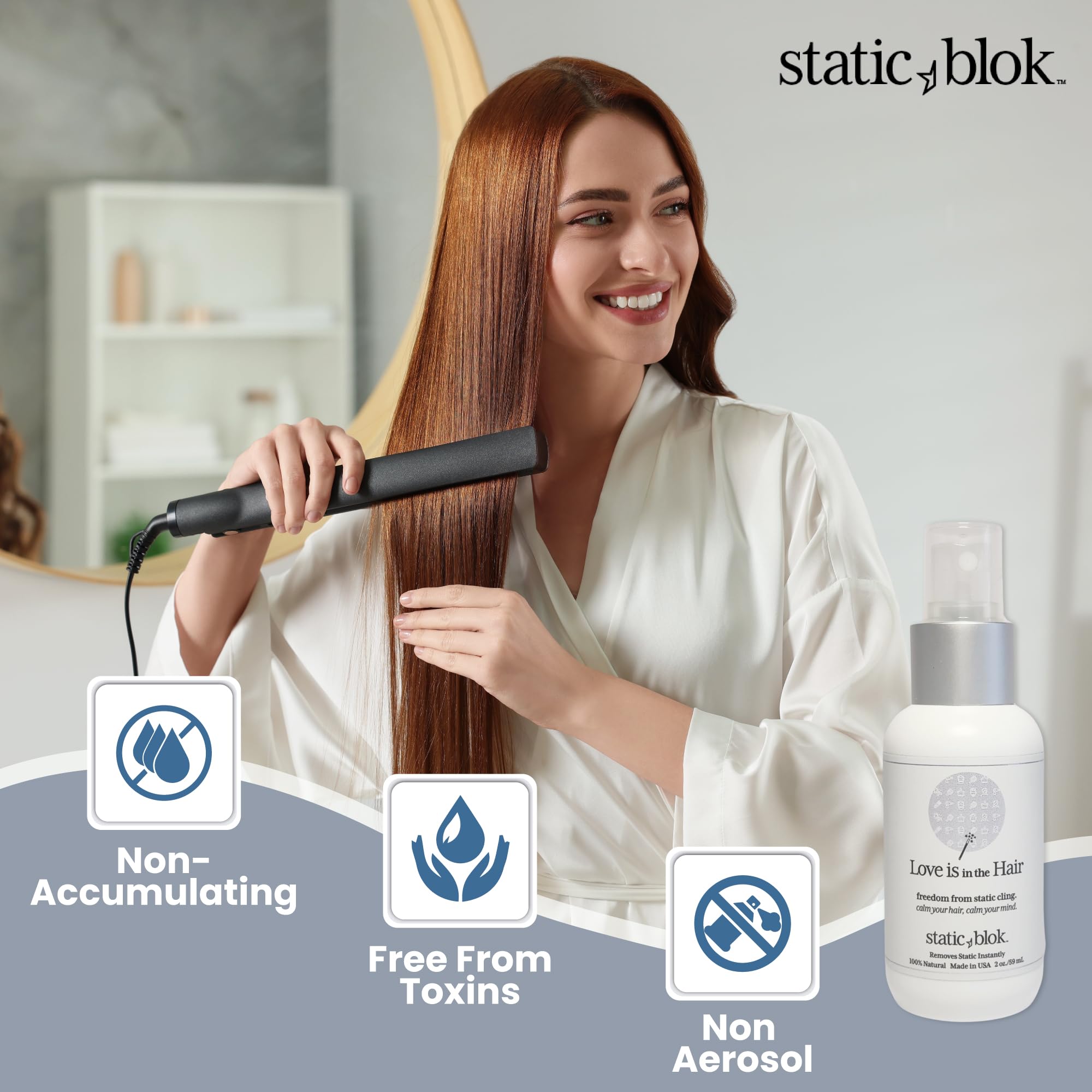 Static Blok: fórmula sin fragancia para combinar con tu aroma favorito.