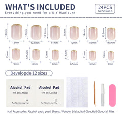 Kit STBISEN incluye todo para aplicar uñas adhesivas en casa